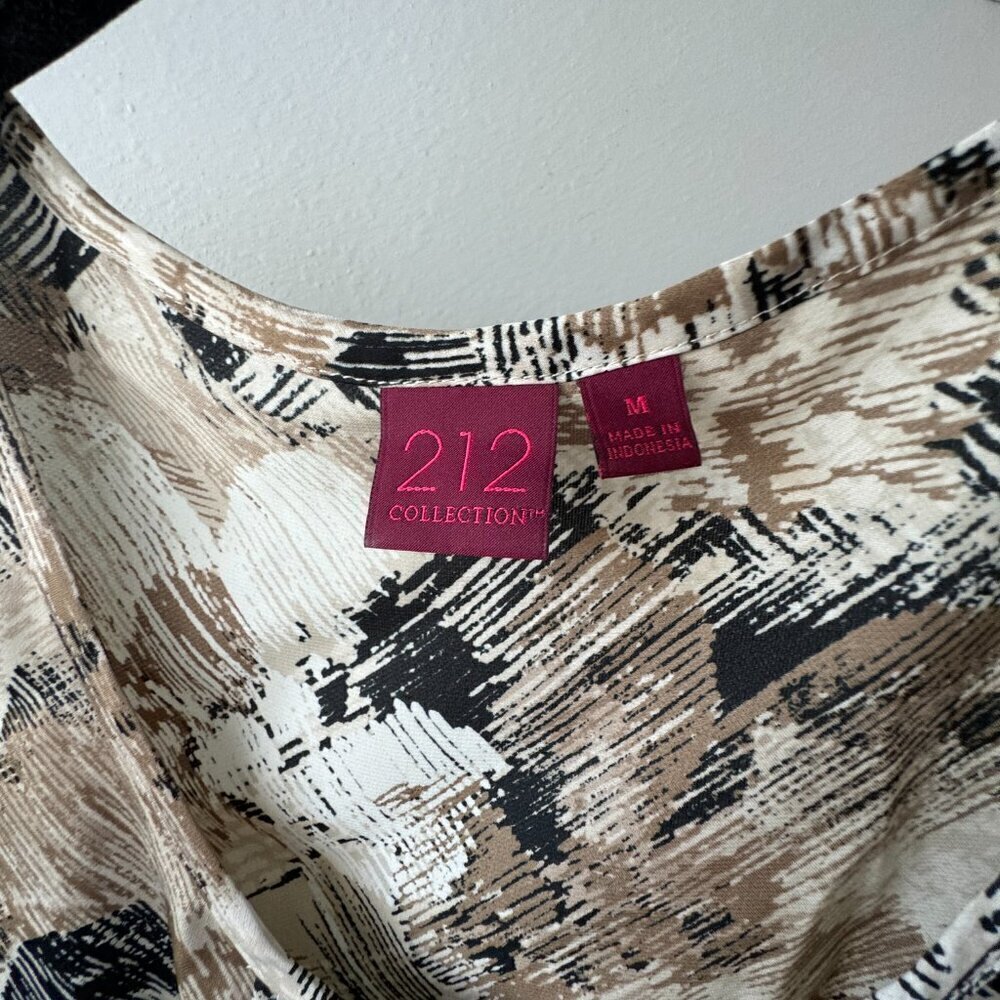 212 Collection Abstract Design Blouse Tank - Picture 3 of 3